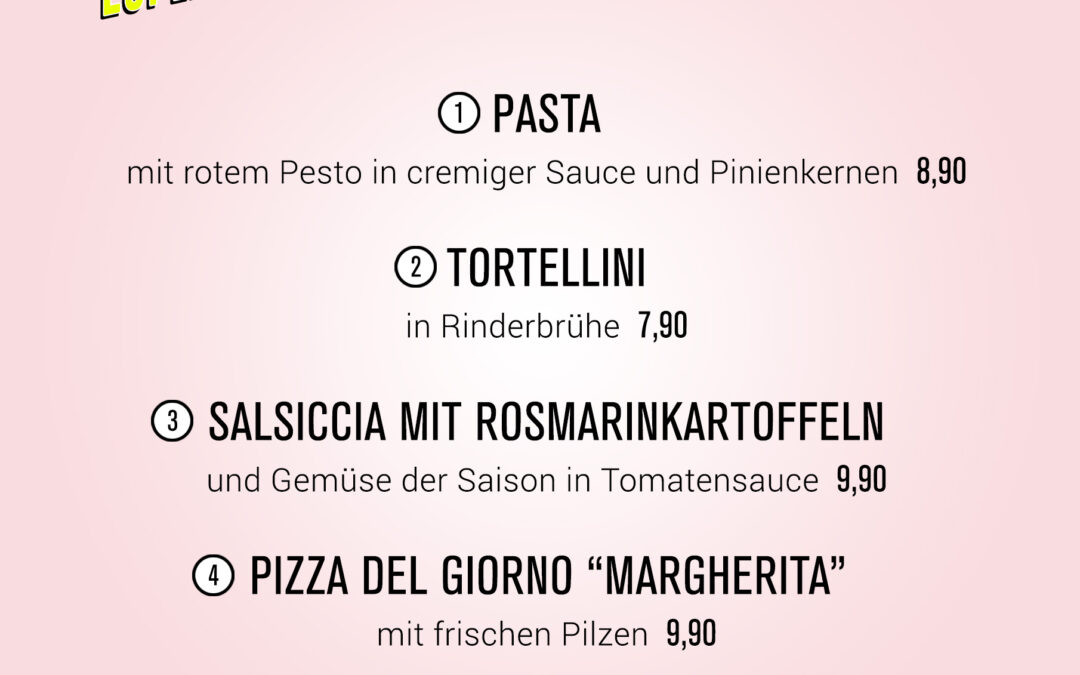 Unser Mittagstisch